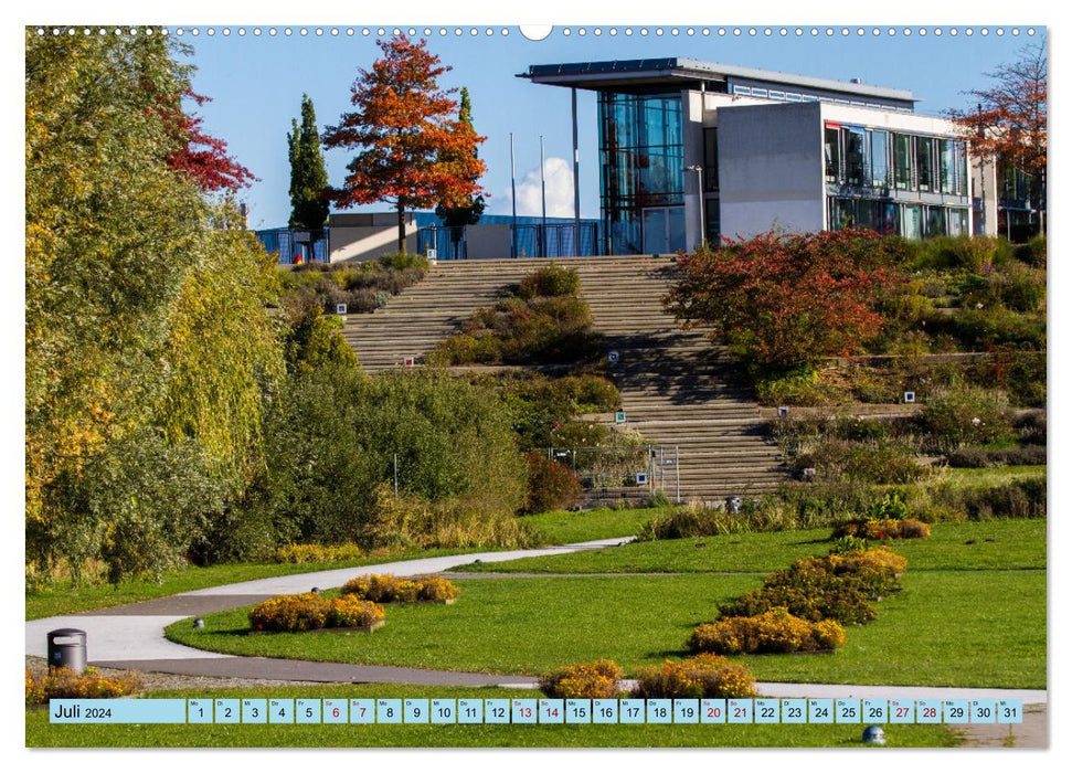 Impressionen aus dem Bürgerpark der Hansestadt Wismar (CALVENDO Premium Wandkalender 2024)