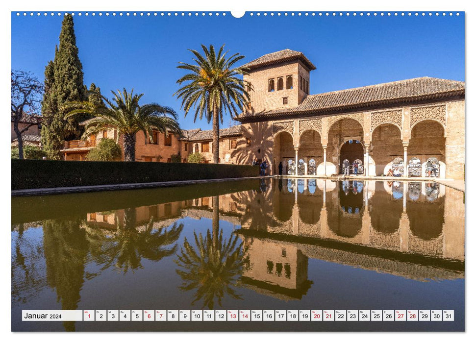 Andalusien - Granada (CALVENDO Wandkalender 2024)