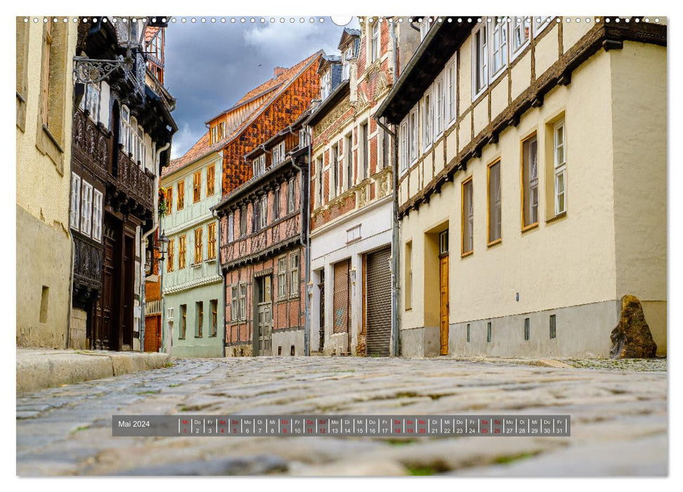 Ein Blick auf Quedlinburg (CALVENDO Premium Wandkalender 2024)