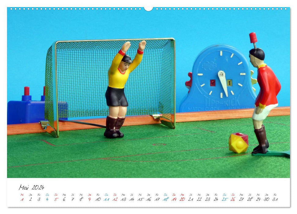 Spielzeugschätze aus unserer Kindheit (CALVENDO Premium Wandkalender 2024)
