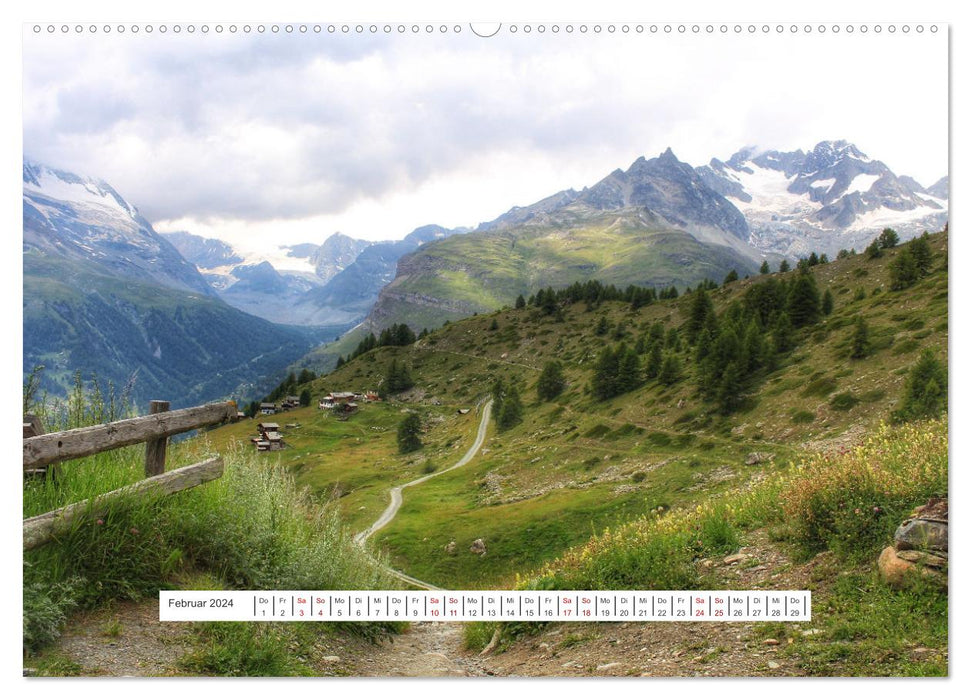 Zauber der Berglandschaft (CALVENDO Wandkalender 2024)