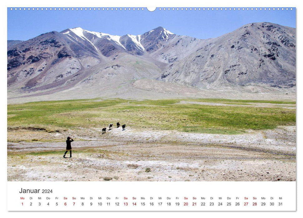 Tadschikistan - Eine wunderschöne Reise in ein unbekanntes Land. (CALVENDO Premium Wandkalender 2024)