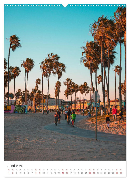 Los Angeles - Eine spannende Reise nach Kalifornien. (CALVENDO Premium Wandkalender 2024)