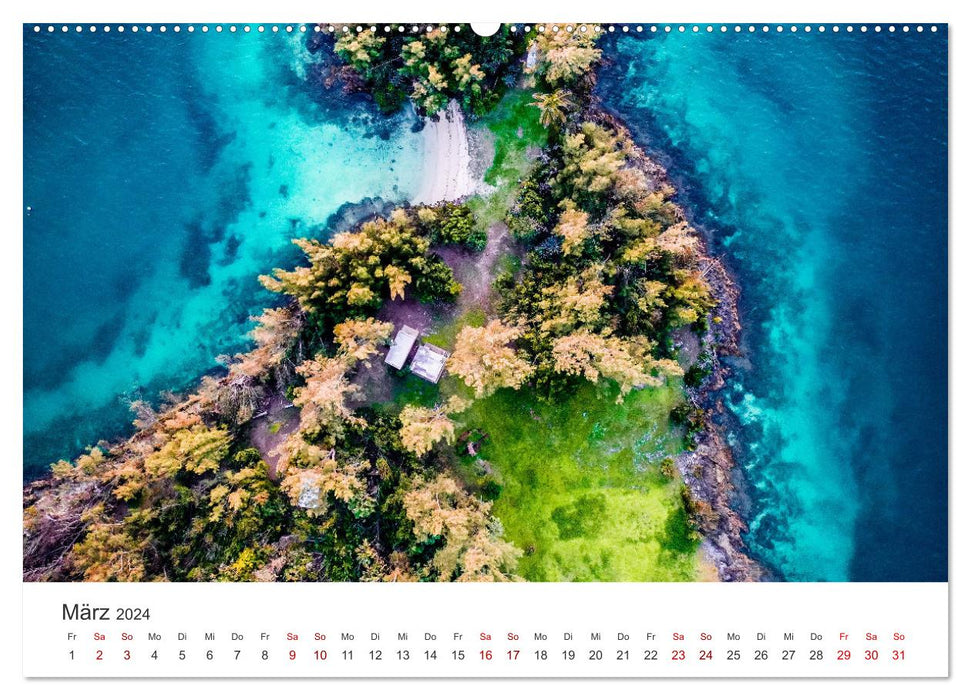 Bermuda - A trip to the Bermuda Islands. (CALVENDO Premium Wall Calendar 2024) 