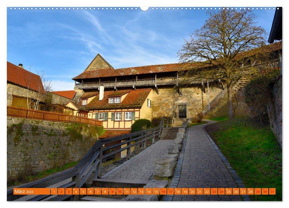 Erlebe mit mir Rothenburg ob der Tauber (CALVENDO Wandkalender 2024)