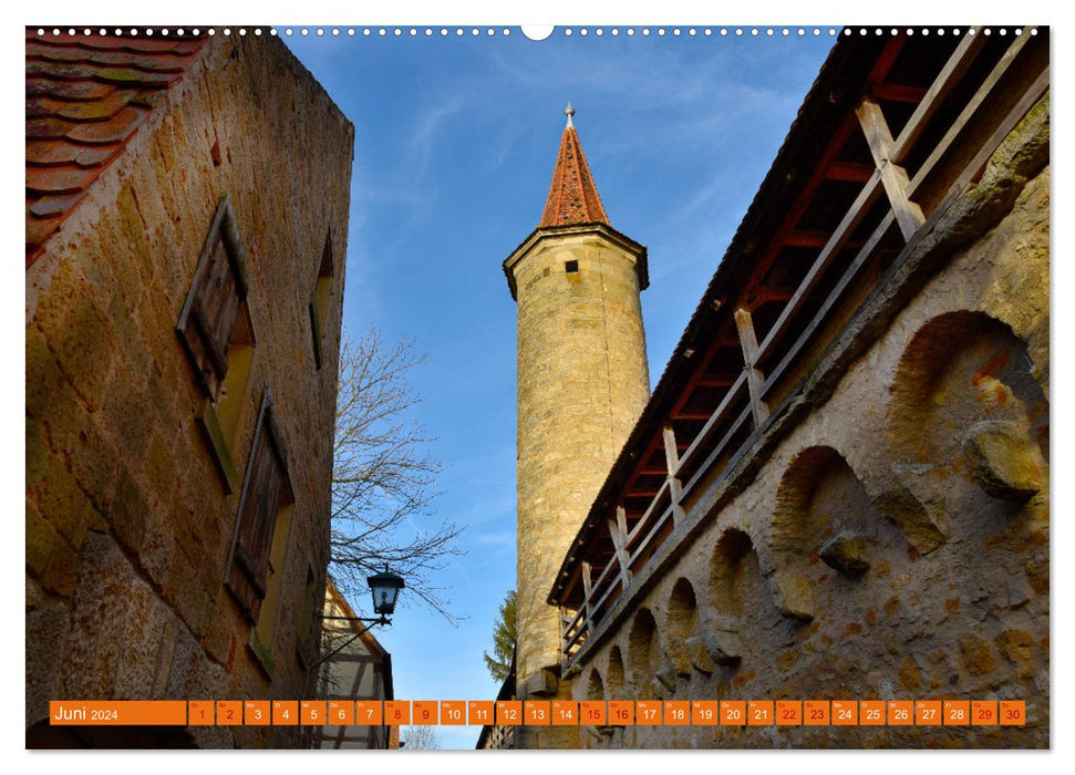 Erlebe mit mir Rothenburg ob der Tauber (CALVENDO Wandkalender 2024)