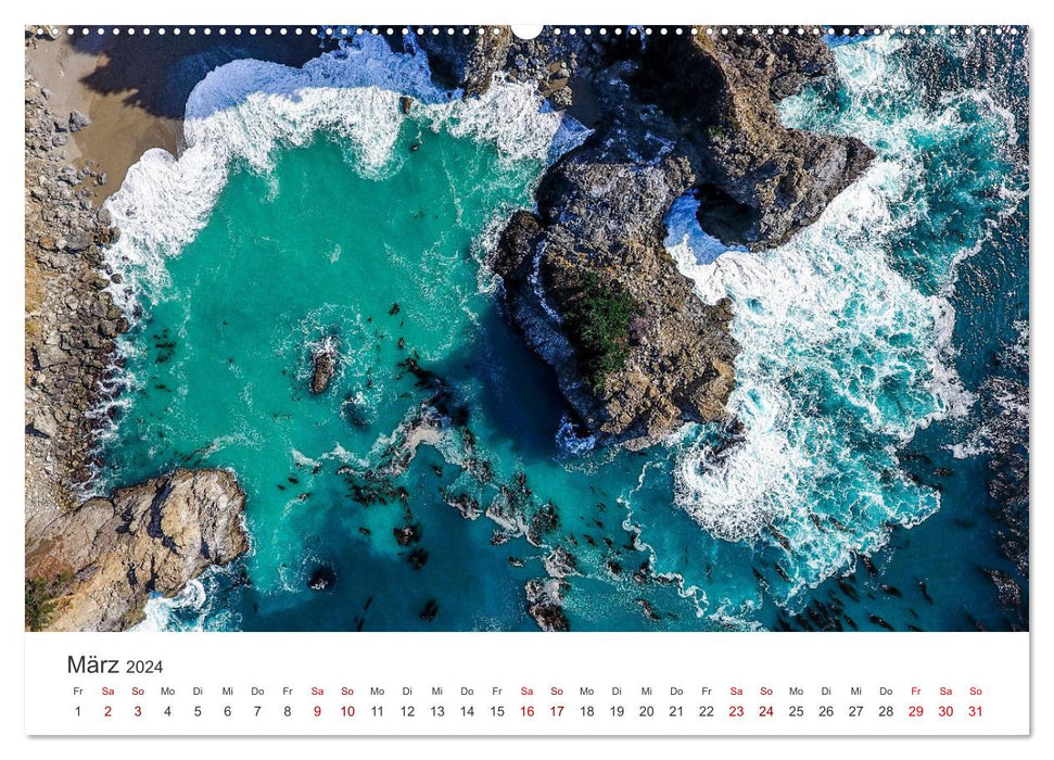 Luftfotografie - Gewässer (CALVENDO Wandkalender 2024)