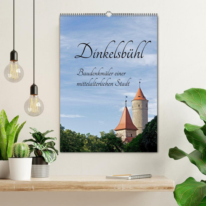 Dinkelsbühl - Baudenkmäler einer mittelalterlichen Stadt (CALVENDO Wandkalender 2024)