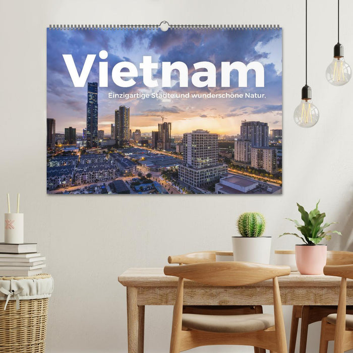 Vietnam - Einzigartige Städte und wunderschöne Natur. (CALVENDO Wandkalender 2024)