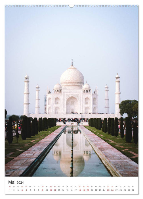 Indien - Das wunderschöne Land in Asien. (CALVENDO Wandkalender 2024)