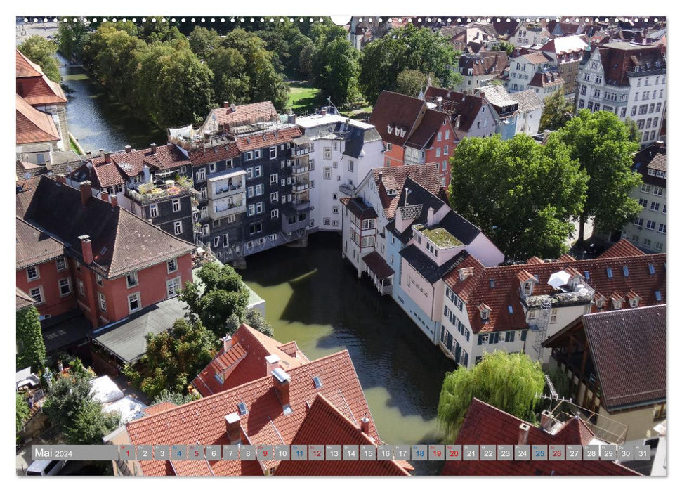 Esslingen a. N., die ehemalige Reichsstadt im Blick (CALVENDO Premium Wandkalender 2024)