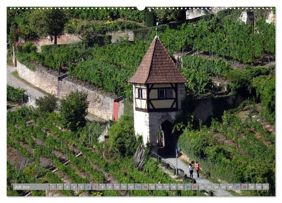 Esslingen a. N., die ehemalige Reichsstadt im Blick (CALVENDO Premium Wandkalender 2024)