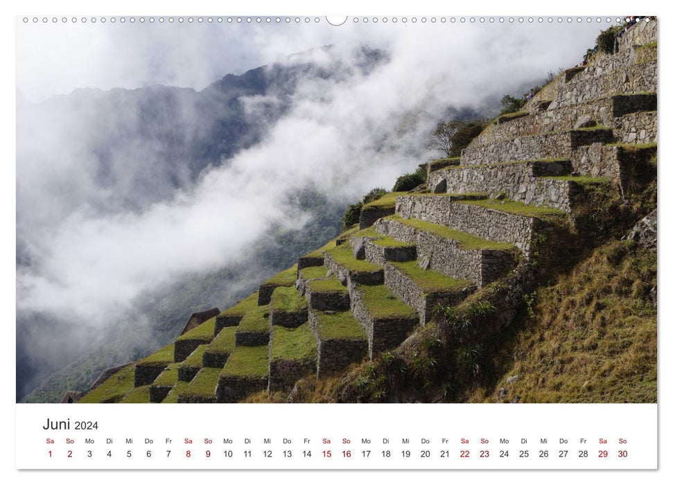 Machu Picchu - Die faszinierende Stadt der Inka. (CALVENDO Wandkalender 2024)
