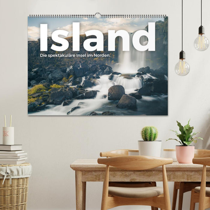 Island - Die spektakuläre Insel im Norden. (CALVENDO Wandkalender 2024)