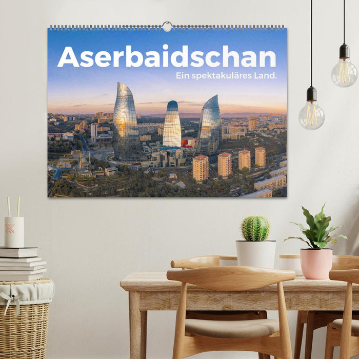 Aserbaidschan - Ein spektakuläres Land. (CALVENDO Wandkalender 2024)