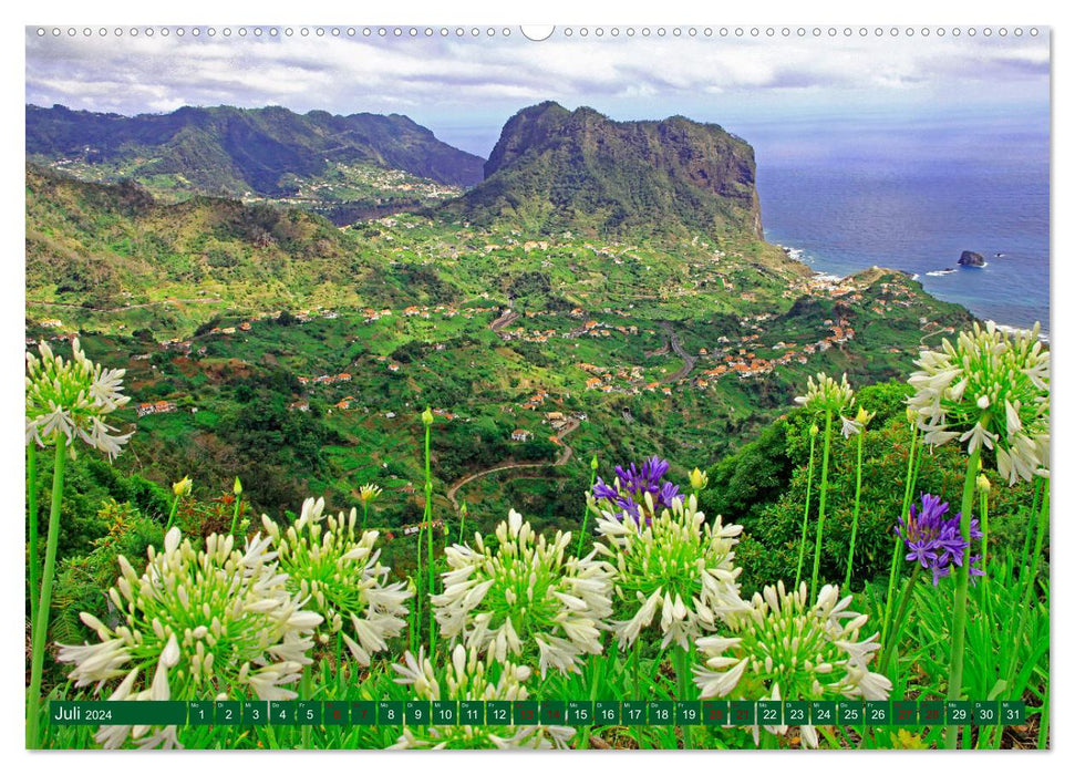 Madeira und Porto Santo (CALVENDO Premium Wandkalender 2024)