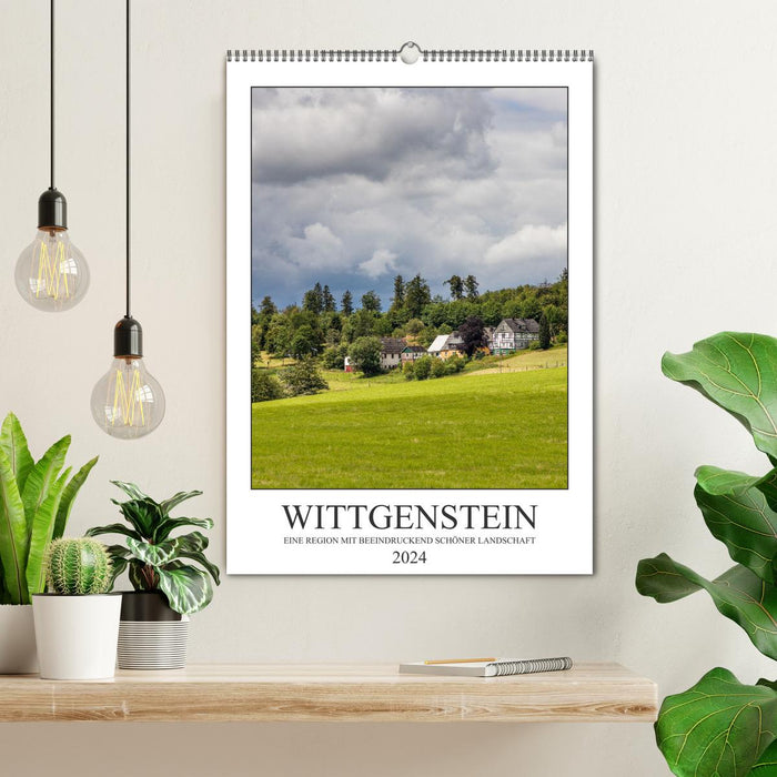 Wittgenstein – Une région avec des paysages d'une beauté impressionnante (calendrier mural CALVENDO 2024) 