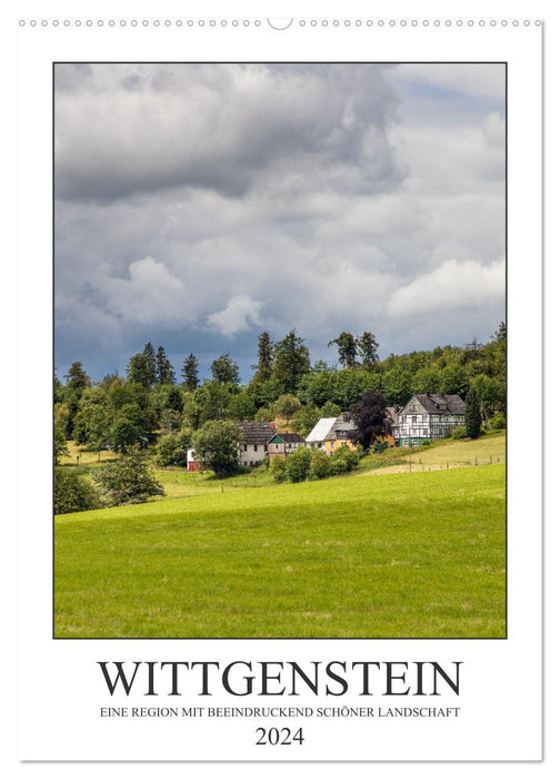Wittgenstein – Une région avec des paysages d'une beauté impressionnante (calendrier mural CALVENDO 2024) 