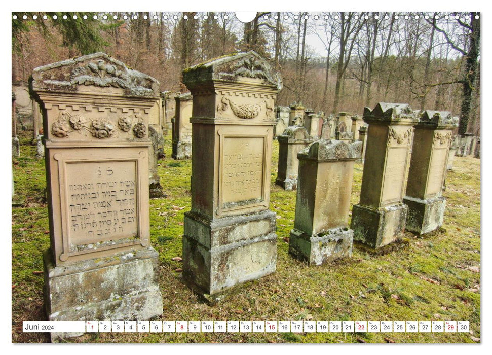 Jewish cemeteries in Germany (CALVENDO wall calendar 2024) 
