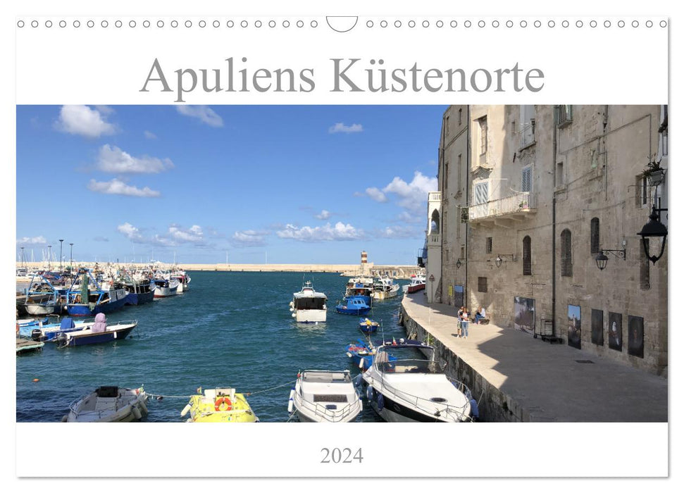 Apuliens Küstenorte (CALVENDO Wandkalender 2024)