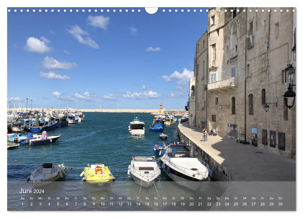 Apuliens Küstenorte (CALVENDO Wandkalender 2024)