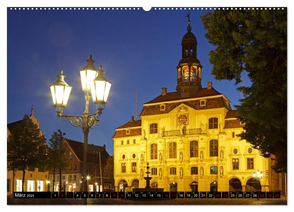 Lüneburg - Pearl on the Ilmenau (CALVENDO Premium Wall Calendar 2024) 