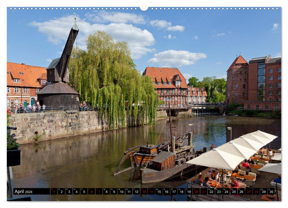 Lüneburg - Pearl on the Ilmenau (CALVENDO Premium Wall Calendar 2024) 
