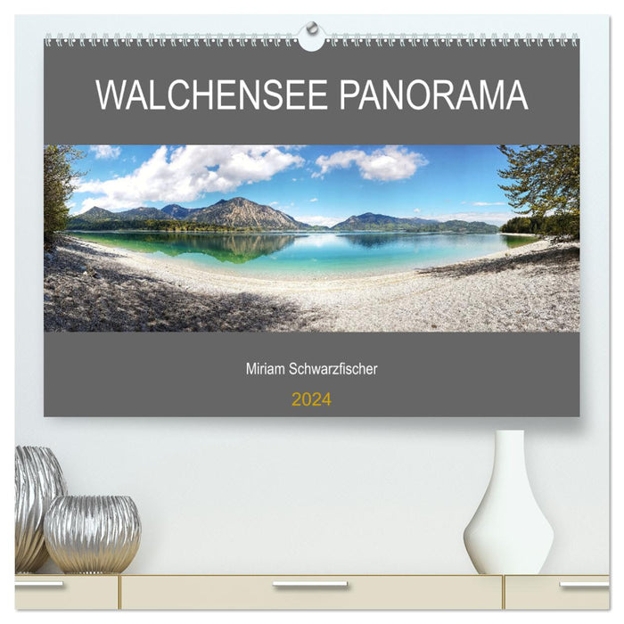 Walchensee Panorama (Calvendo Premium Calendrier mural 2024) 