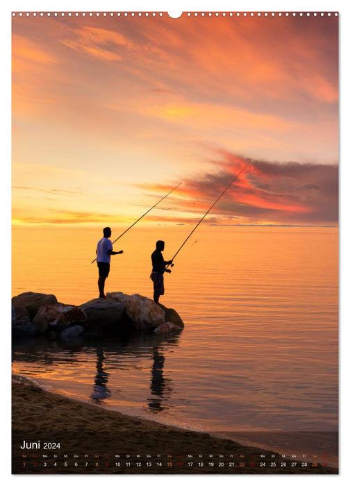 Fishing - simply cool (CALVENDO wall calendar 2024) 
