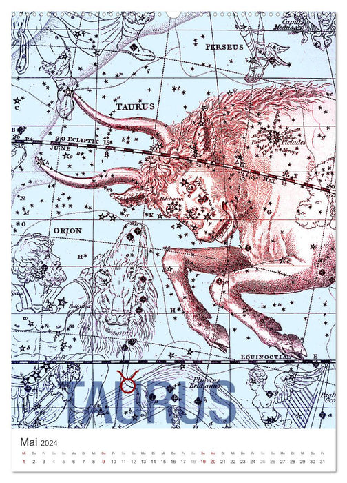 Calendrier du zodiaque (calendrier mural CALVENDO Premium 2024) 