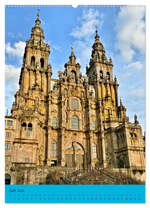 Cathédrales d'Espagne (Calendrier mural CALVENDO Premium 2024) 