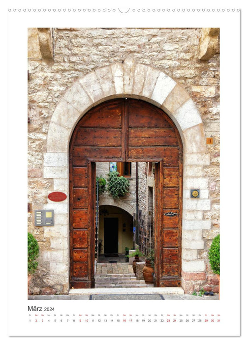Assisi - Die Stadt zweier großer Heiliger (CALVENDO Premium Wandkalender 2024)