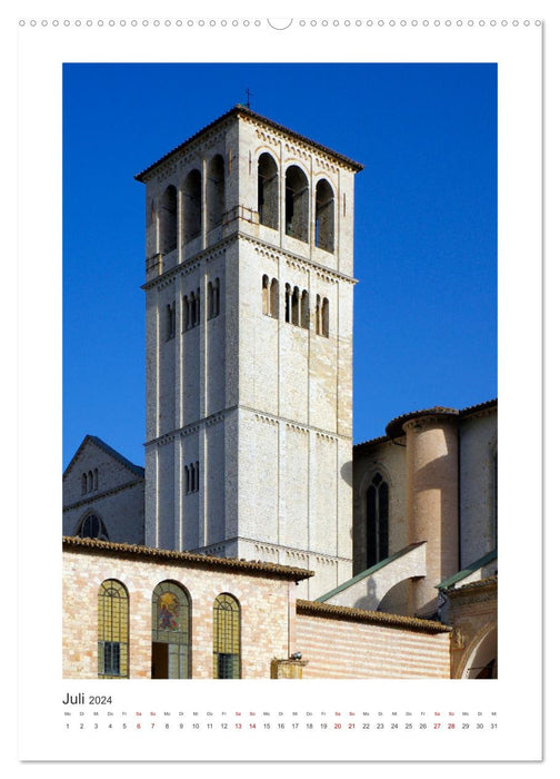 Assisi - Die Stadt zweier großer Heiliger (CALVENDO Premium Wandkalender 2024)