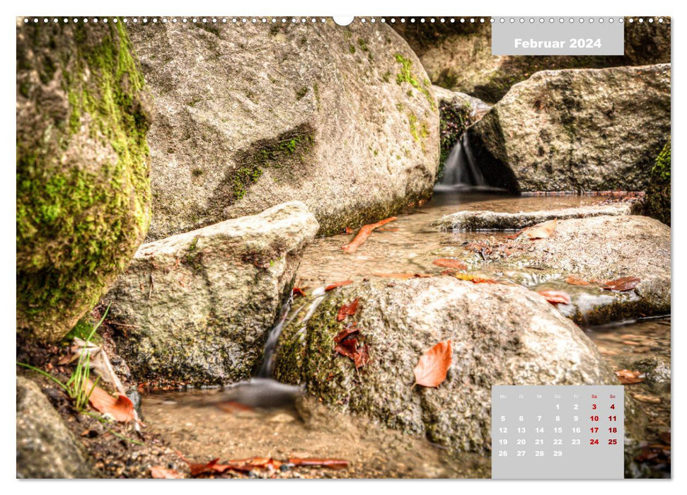 The Odenwald and the Sea of ​​Rocks (CALVENDO Premium Wall Calendar 2024) 
