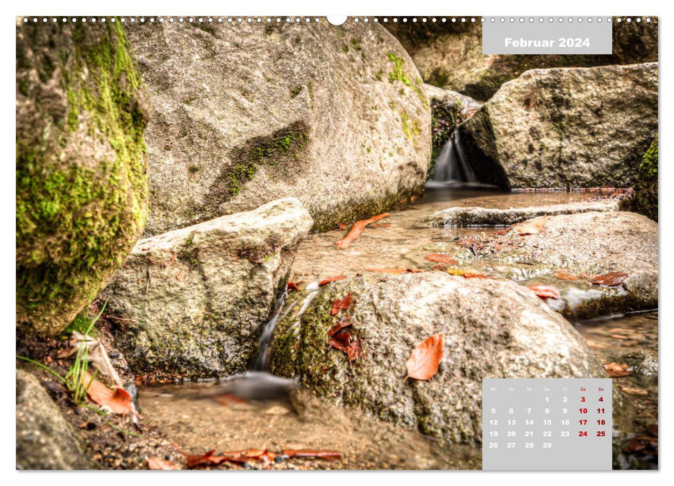 The Odenwald and the Sea of ​​Rocks (CALVENDO wall calendar 2024) 