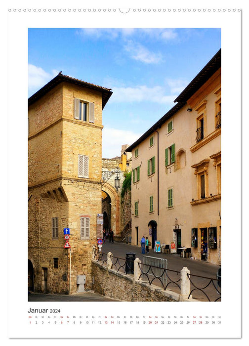 Assisi - Die Stadt zweier großer Heiliger (CALVENDO Wandkalender 2024)