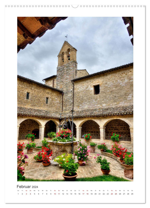 Assisi - The city of two great saints (CALVENDO wall calendar 2024) 