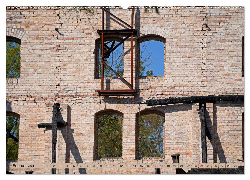 Démantèlement d'une ruine industrielle - Böllberger Speicher (Calendrier mural CALVENDO 2024) 