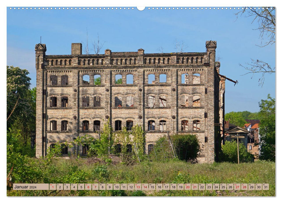 Démantèlement d'une ruine industrielle - Böllberger Speicher (Calendrier mural CALVENDO Premium 2024) 