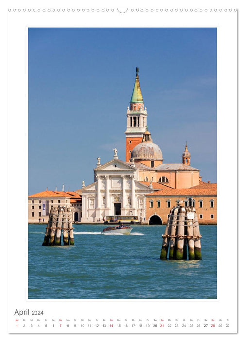Venise et Burano. Impressions (Calendrier mural CALVENDO Premium 2024) 