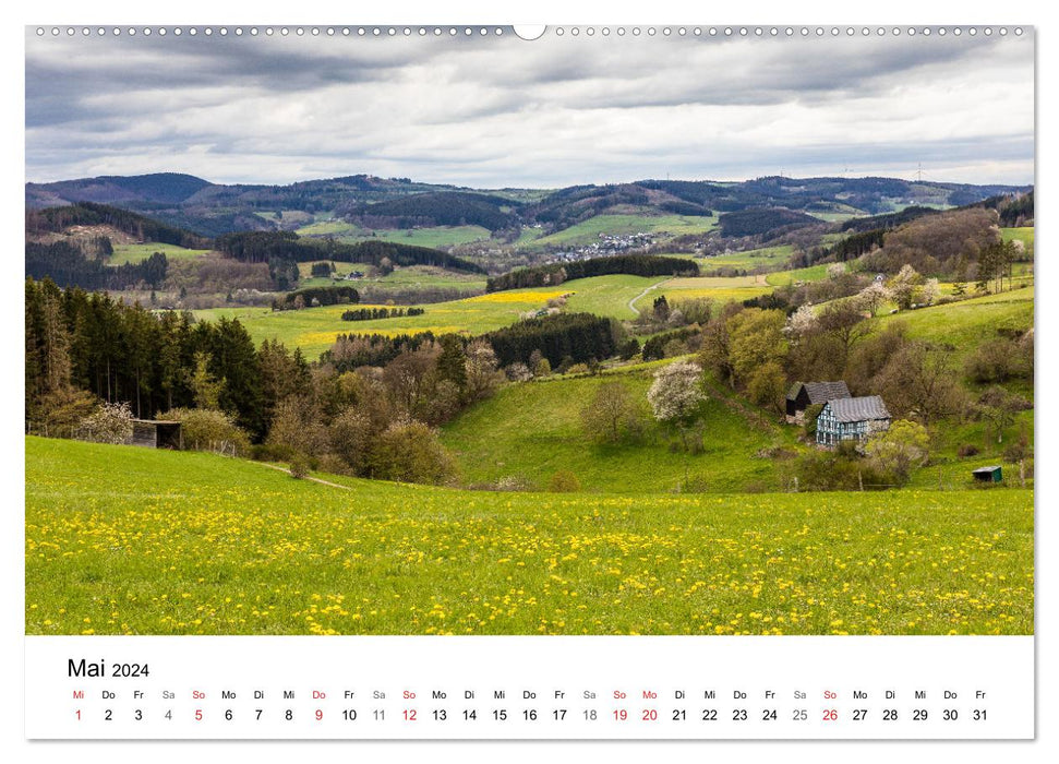 Wittgenstein – Eine Region mit beeindruckend schöner Landschaft (CALVENDO Wandkalender 2024)
