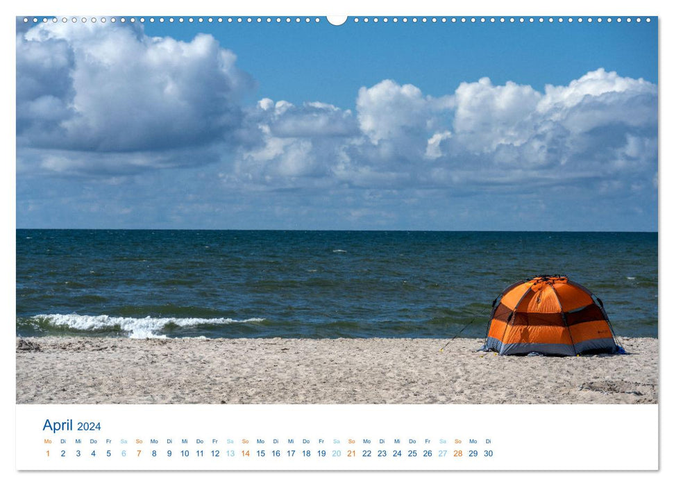Denmark's North Sea Coast - South Jutland (CALVENDO Premium Wall Calendar 2024) 