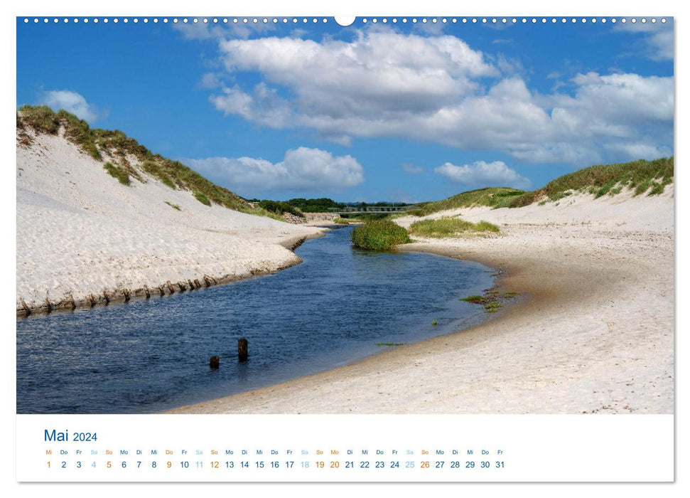 Denmark's North Sea Coast - South Jutland (CALVENDO Premium Wall Calendar 2024) 