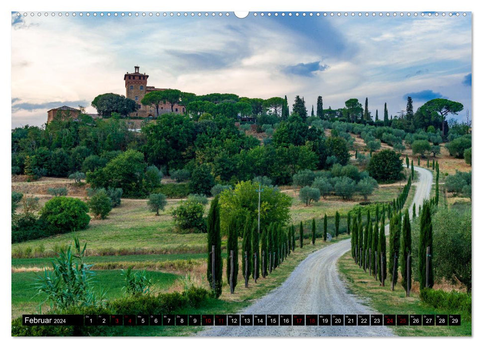 Tuscany - Moods (CALVENDO Premium Wall Calendar 2024) 