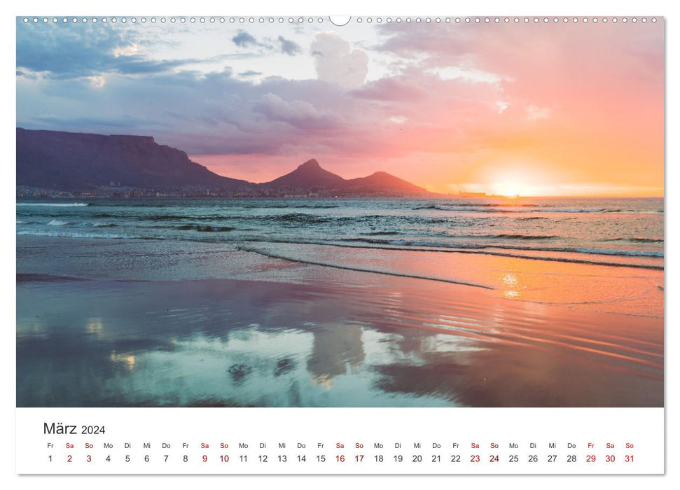 Cape Town - The enchanting city on the Cape of Good Hope. (CALVENDO wall calendar 2024) 