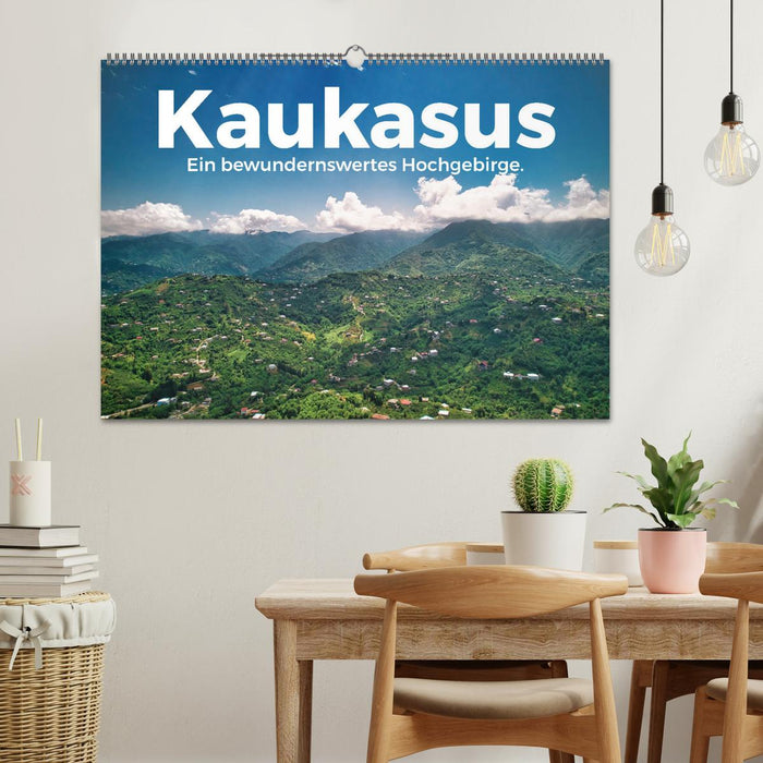 Caucase – Une admirable haute chaîne de montagnes. (Calendrier mural CALVENDO 2024) 