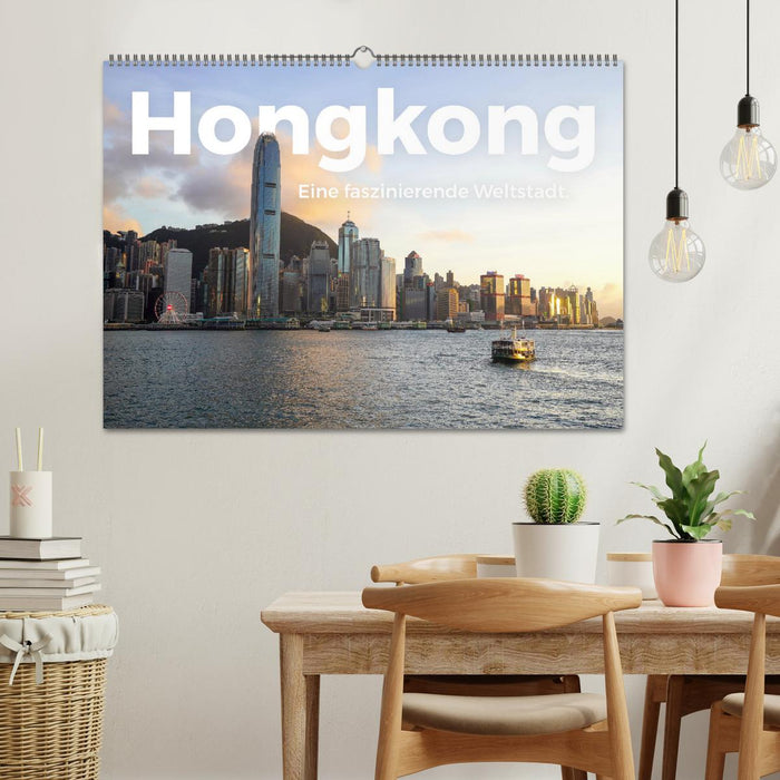 Hong Kong – Une ville cosmopolite fascinante. (Calendrier mural CALVENDO 2024) 
