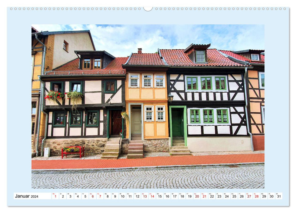 Stolberg im Harz - Deutschlands schönstes Dorf (CALVENDO Premium Wandkalender 2024)