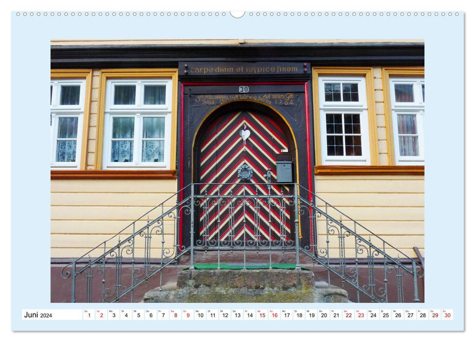 Stolberg in the Harz - Germany's most beautiful village (CALVENDO Premium Wall Calendar 2024) 