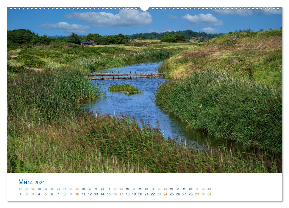 Dänemarks Nordseeküste - Südjütland (CALVENDO Wandkalender 2024)